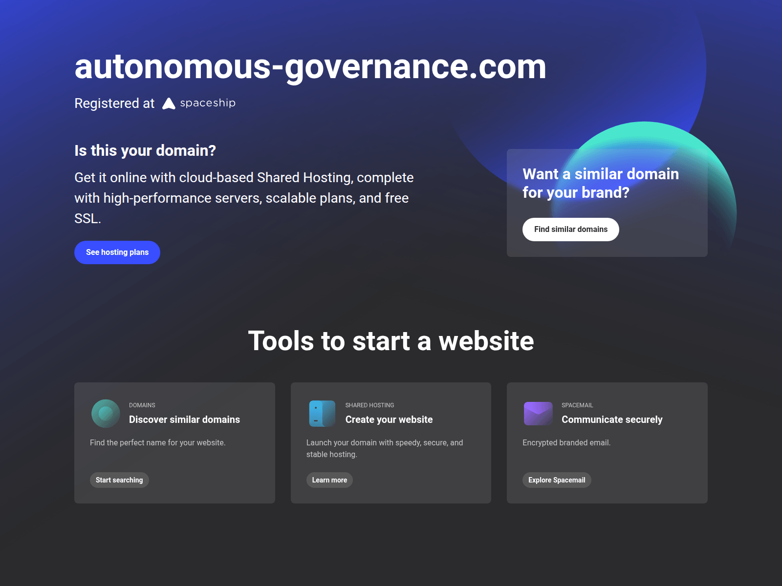 [Ekran görüntüsü] autonomous-governance.com