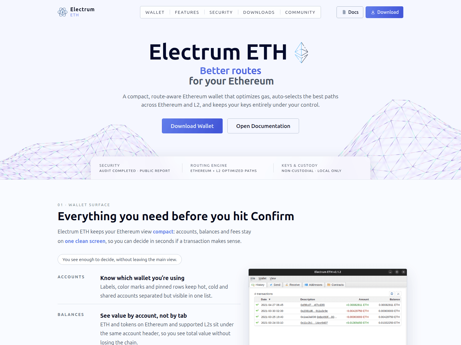 的截图 ethereum-electrum.com