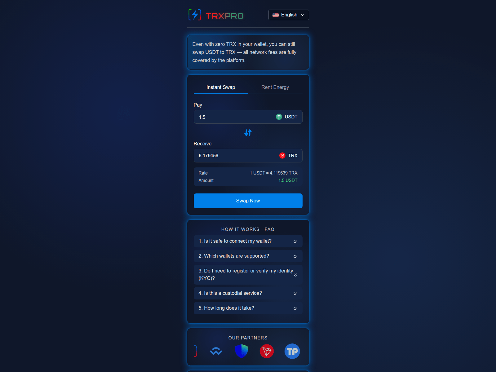 Forensic screenshot of trxpro.org