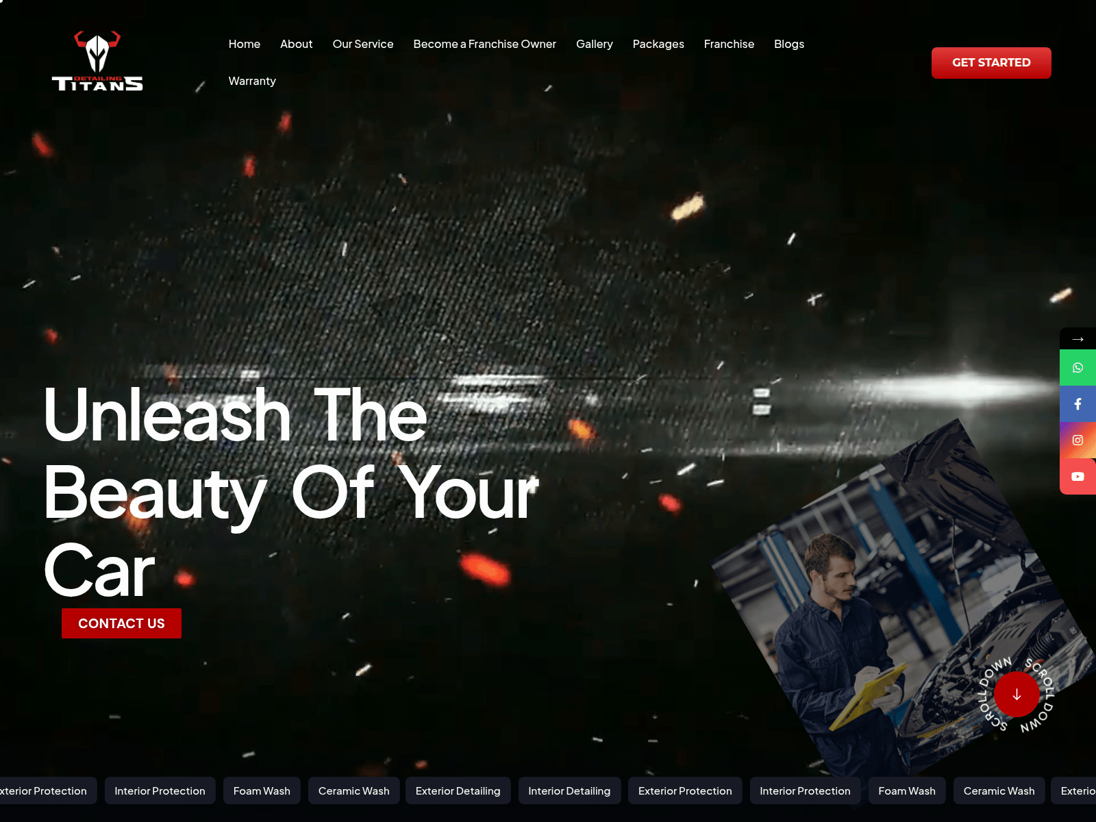Forensic screenshot of detailingtitans.com