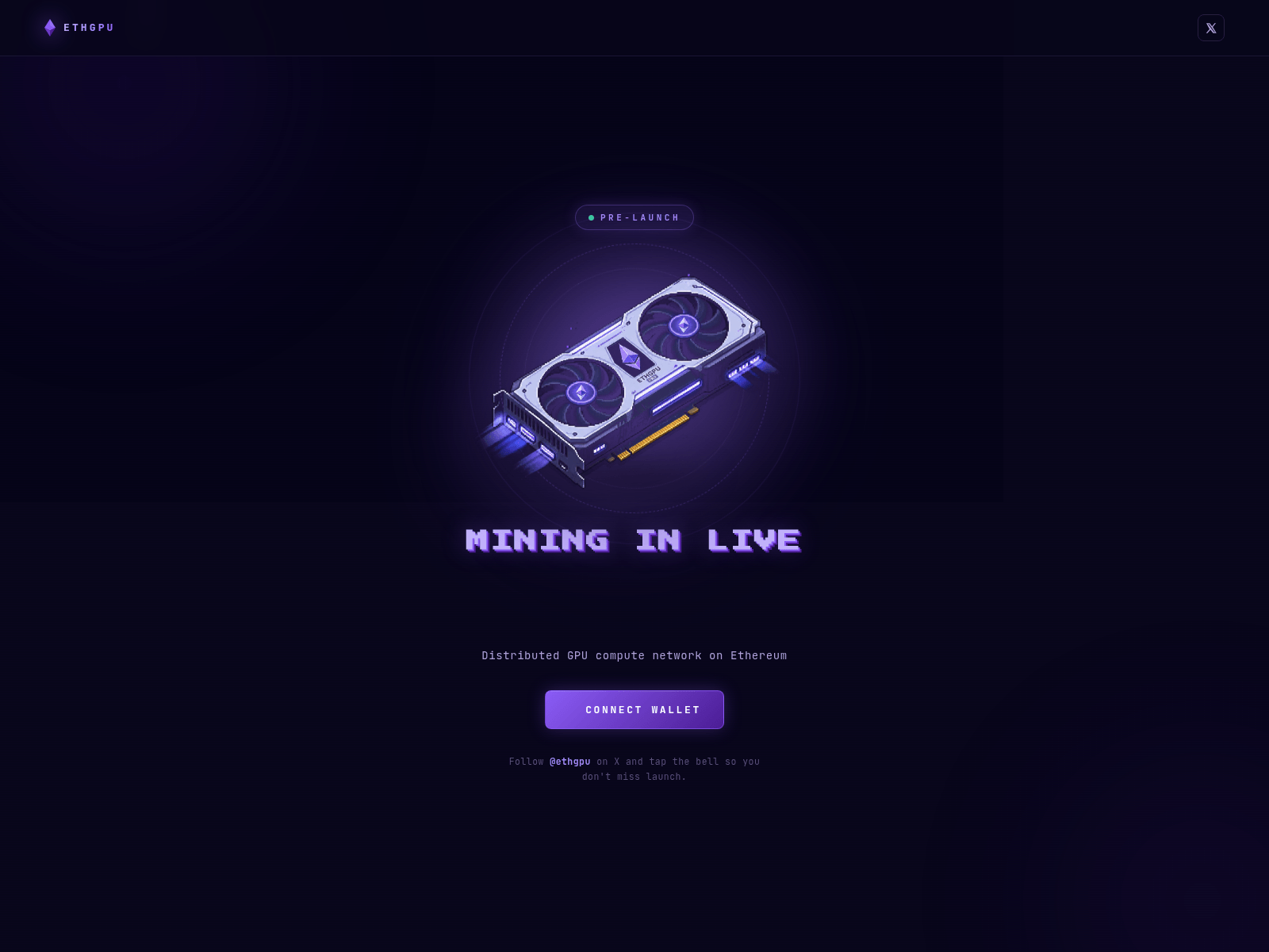 Screenshot of ethgpu.life