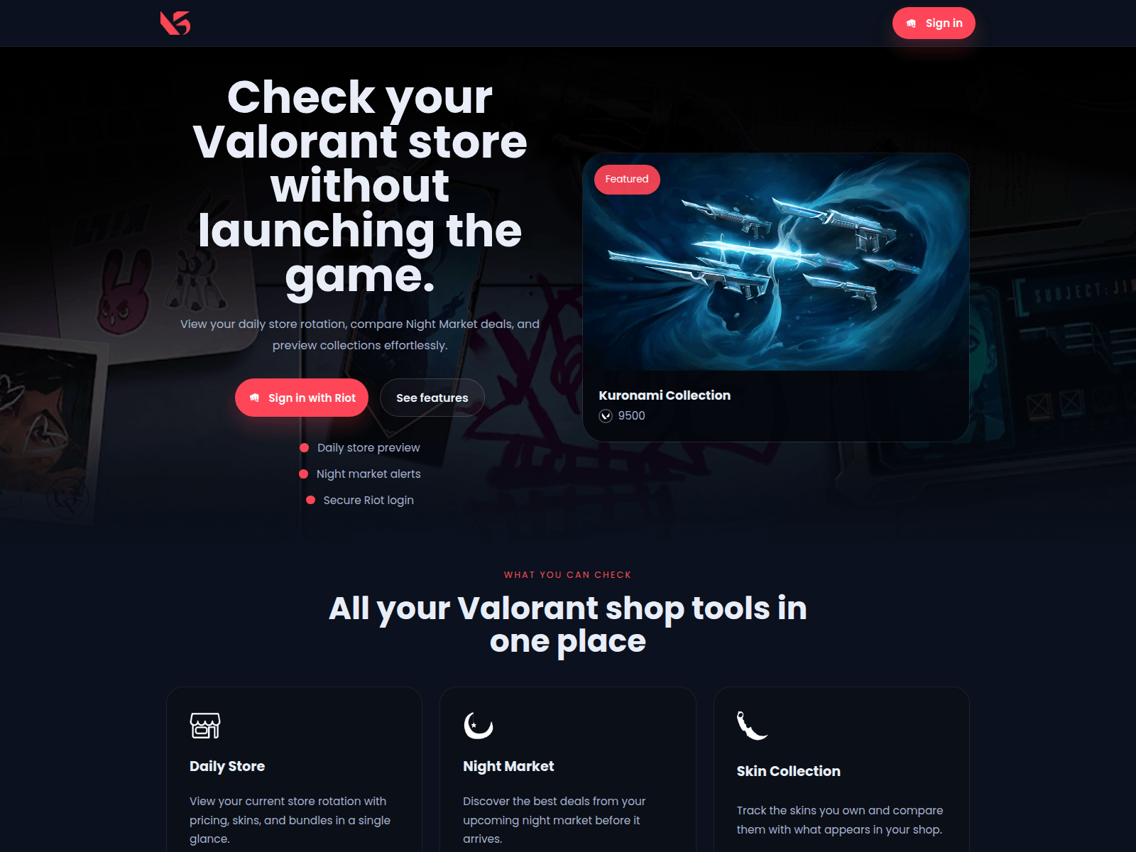 的截图 valorantstorechecker.net