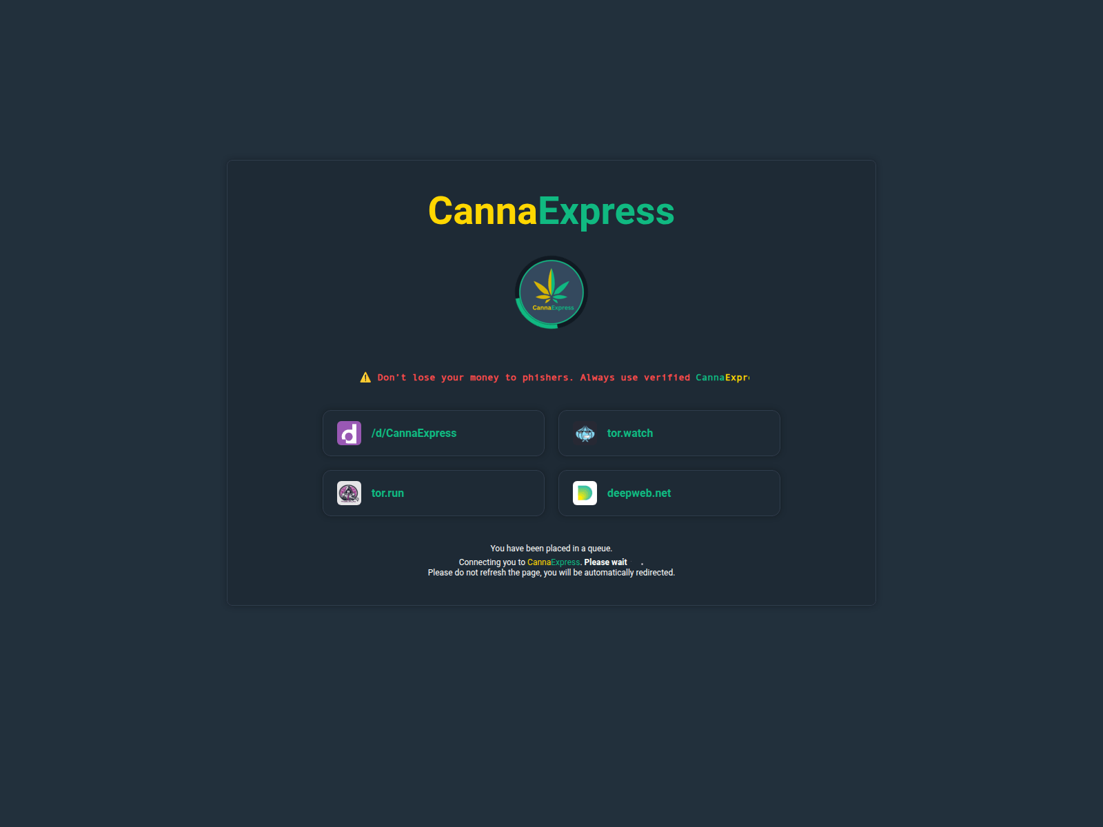 Forensic screenshot of canna272i7uai6h5ctkrrfttwv2naulak37gctk22t6erohxegtu46yd.xyz