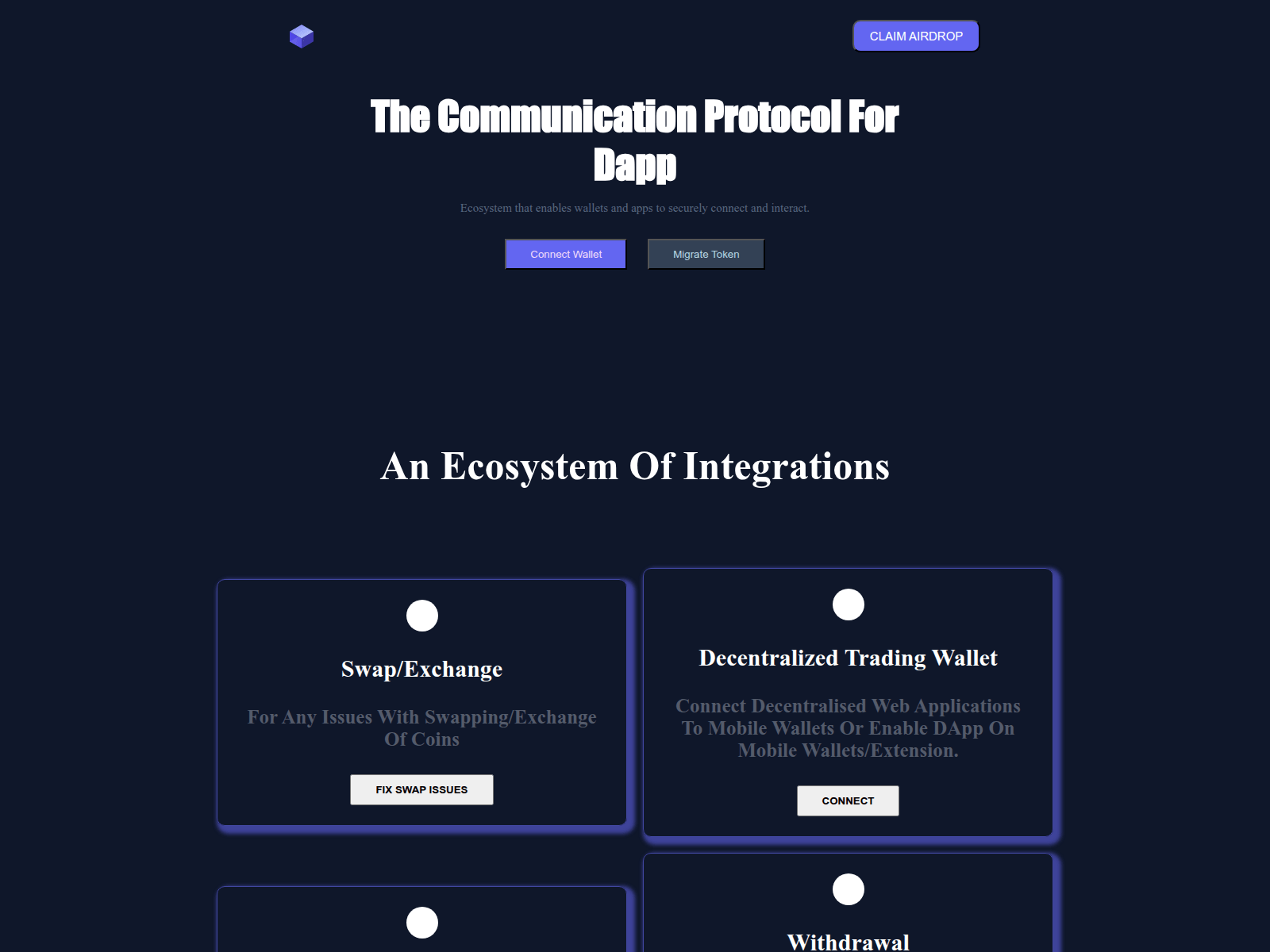 Forensic screenshot of dappenablerhub.pages.dev