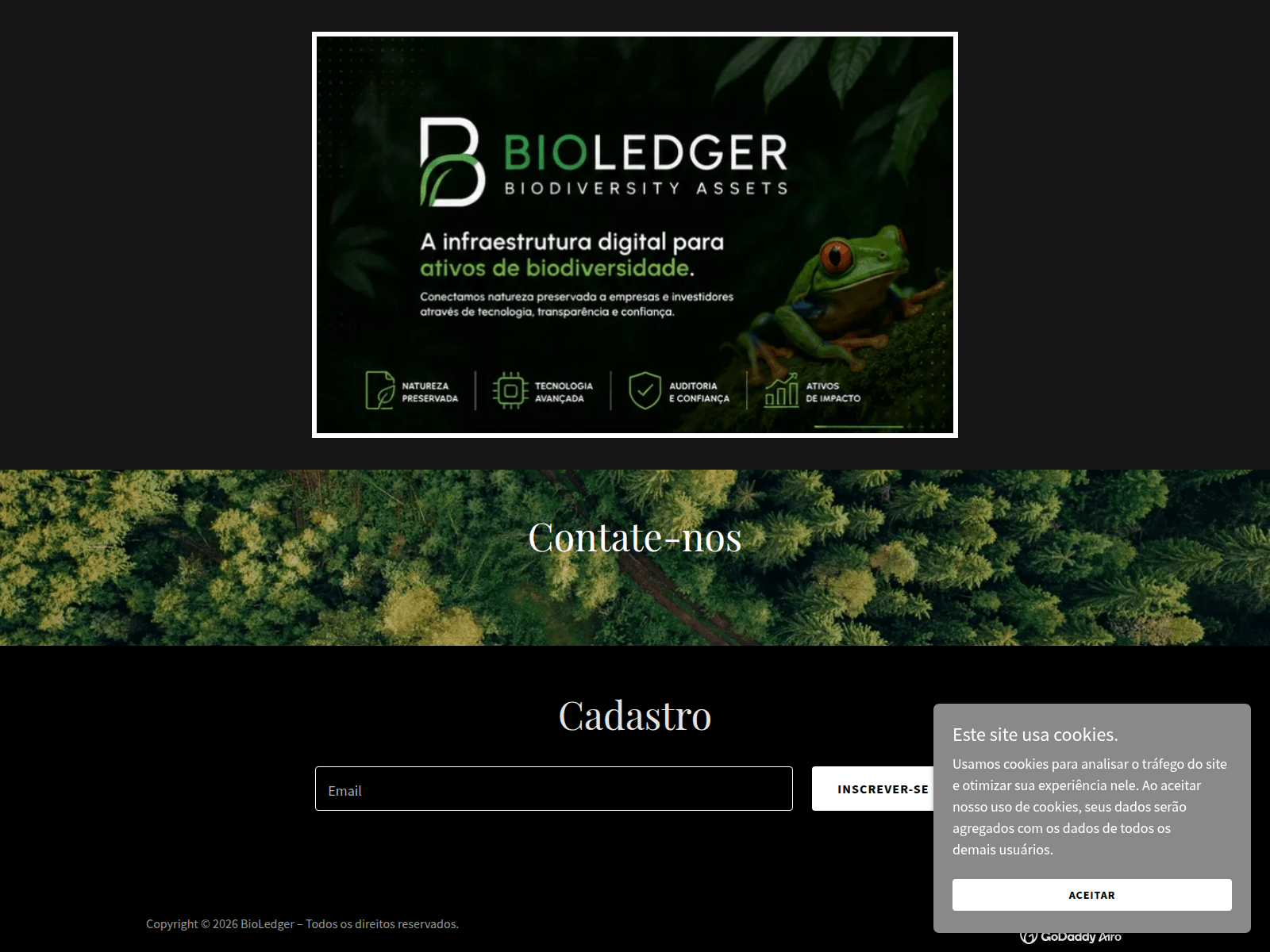 Forensic screenshot of bio-ledger.org