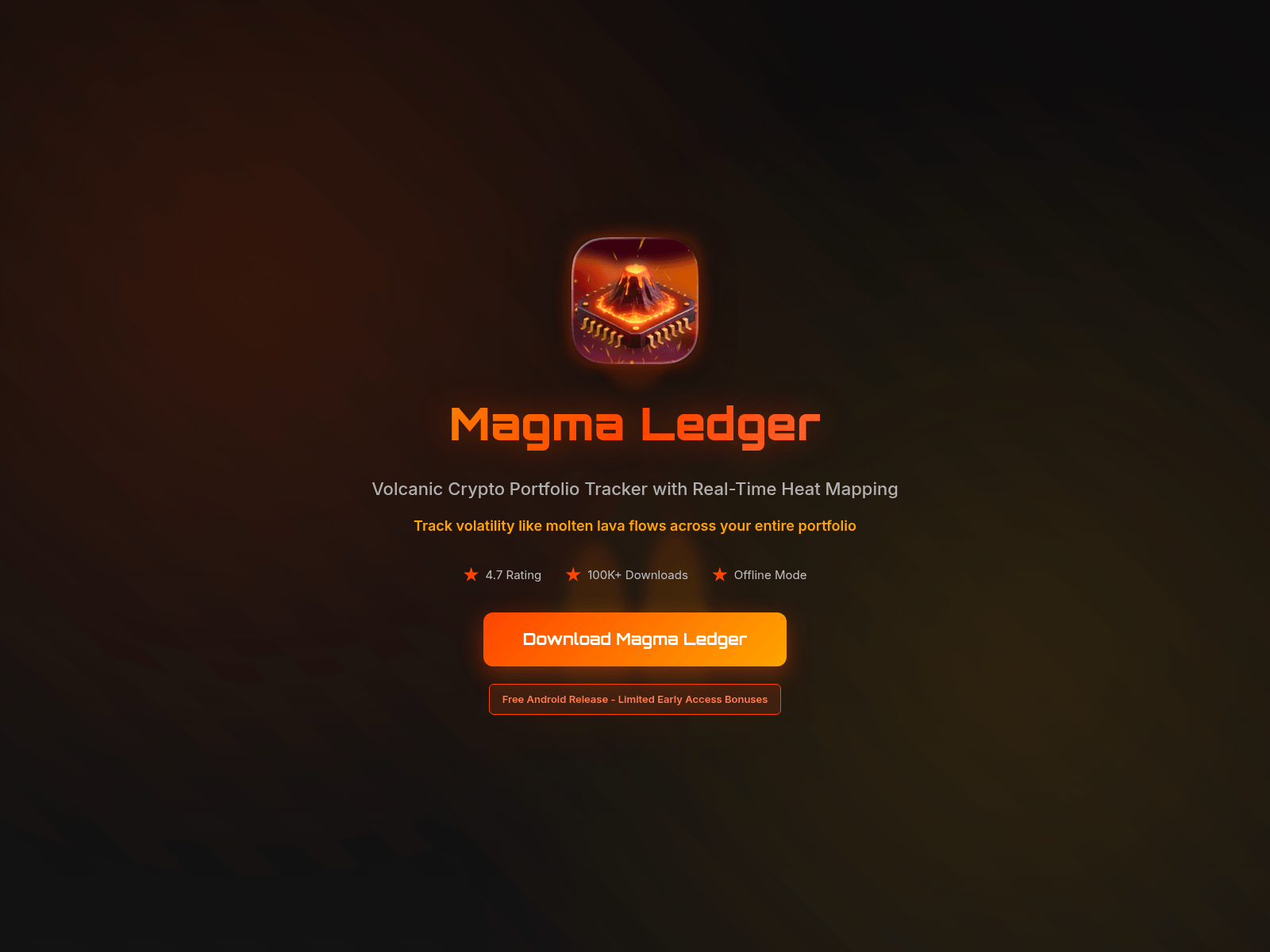 Screenshot of magma-ledger.app