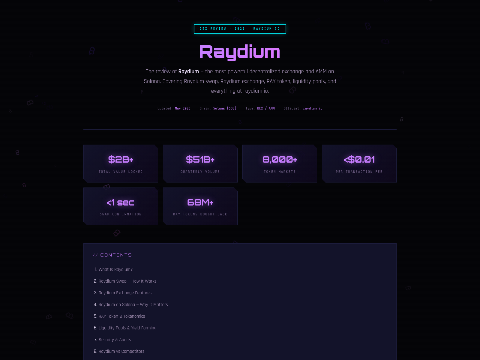 Forensic screenshot of raydiumio.org
