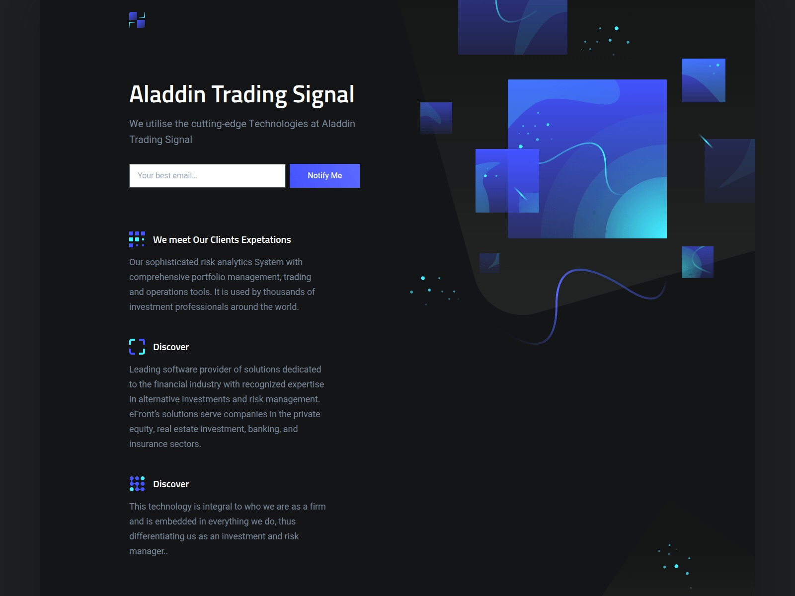 的截图 aladdintradingsignal.com