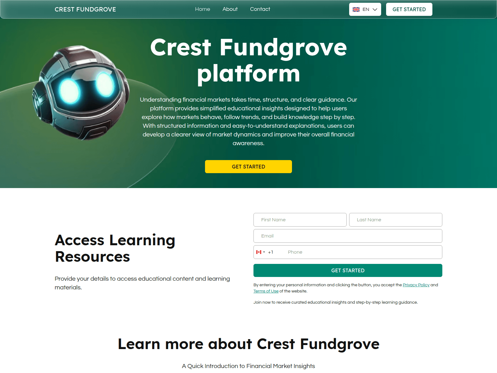 Screenshot of crestfundgrove-app.com
