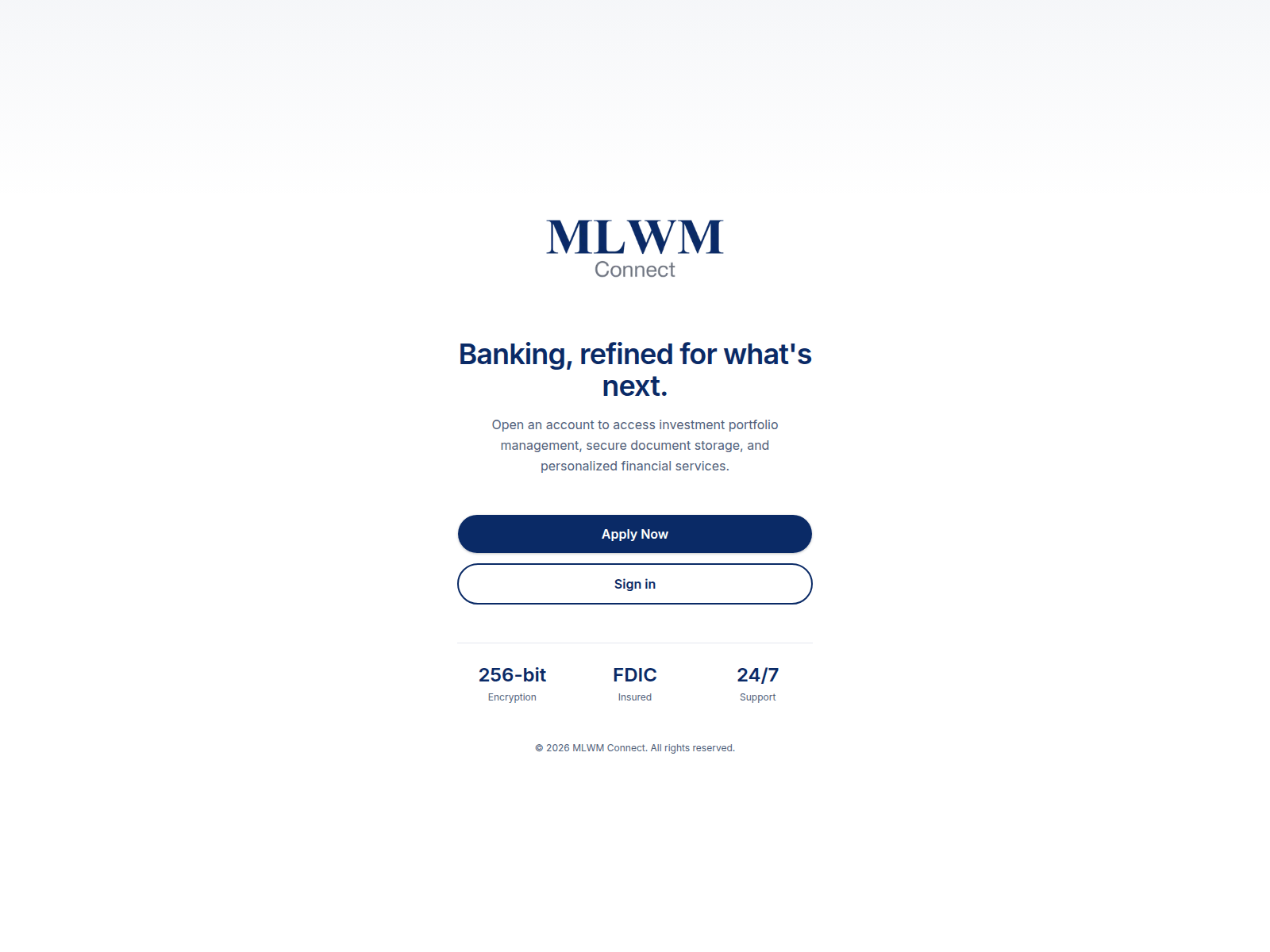 Screenshot of mlwmconnect.com