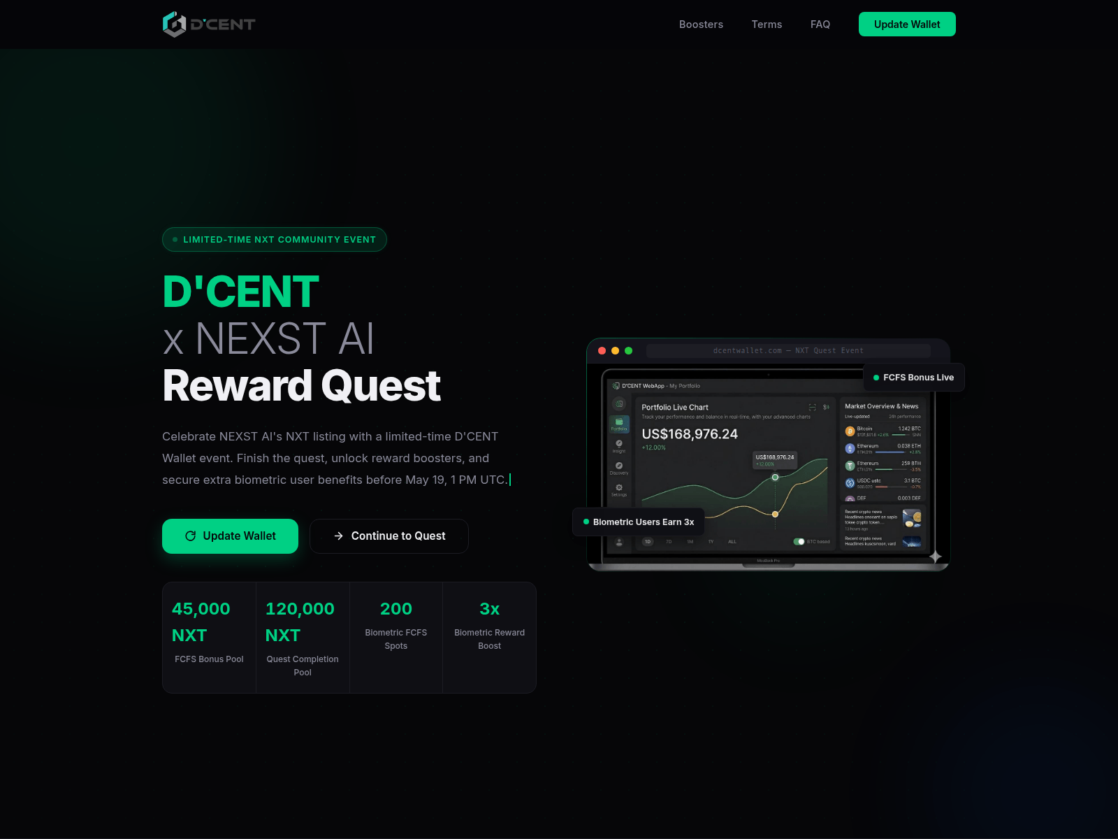 Screenshot of dcent-desktop.com