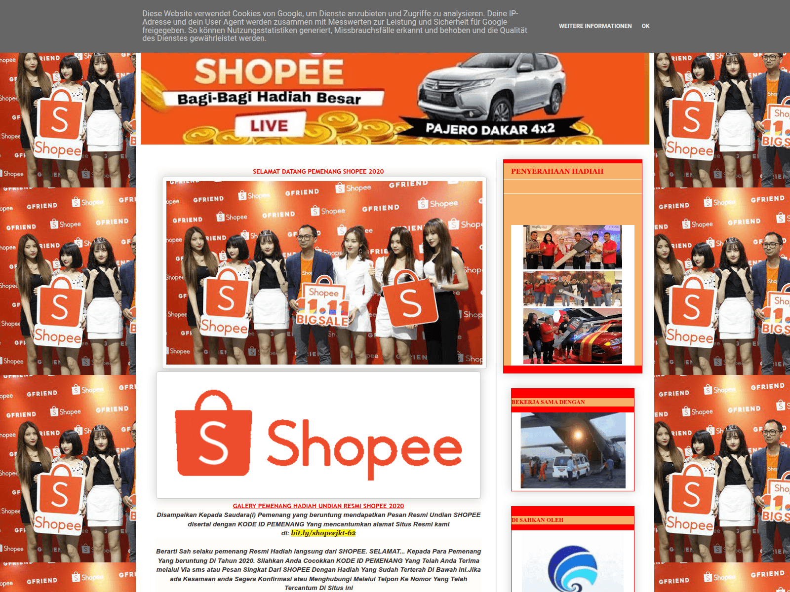 Screenshot of shopeejkt-62.blogspot.com