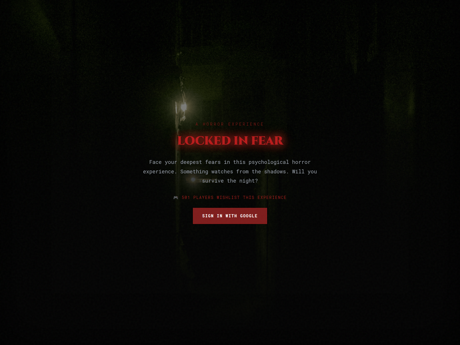 のスクリーンショット lockedinfear.me