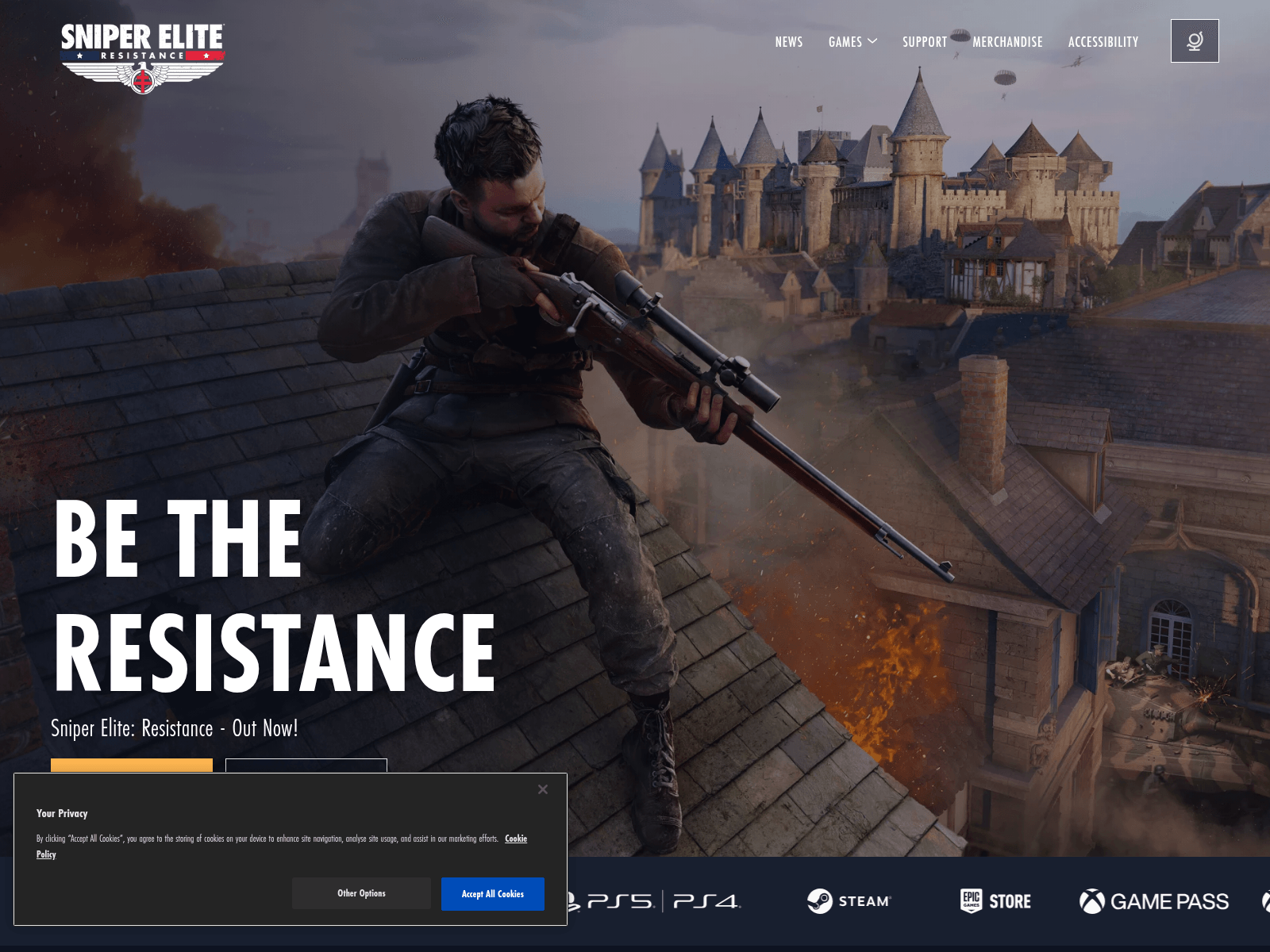 Screenshot of sniper.com