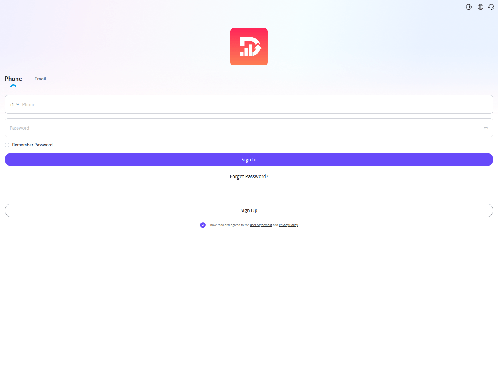 Screenshot von web.dravan.com