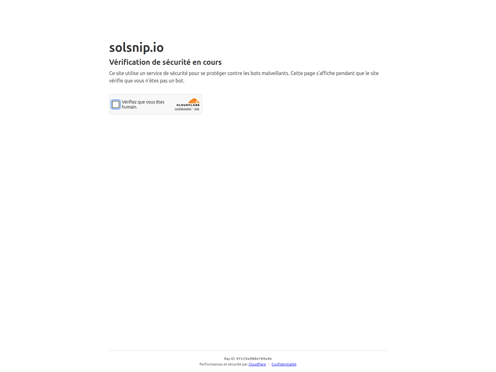 Screenshot of solsnip.io