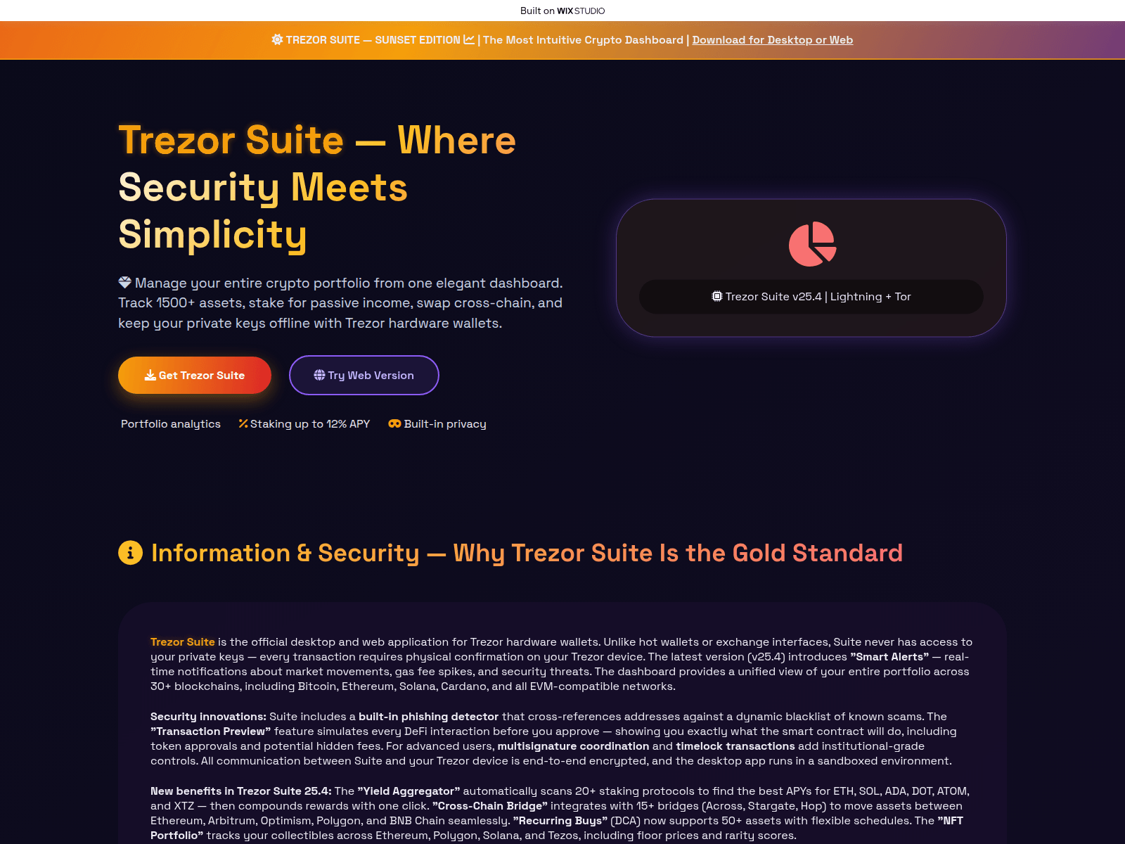 Screenshot of suiteio-treor.wixstudio.com
