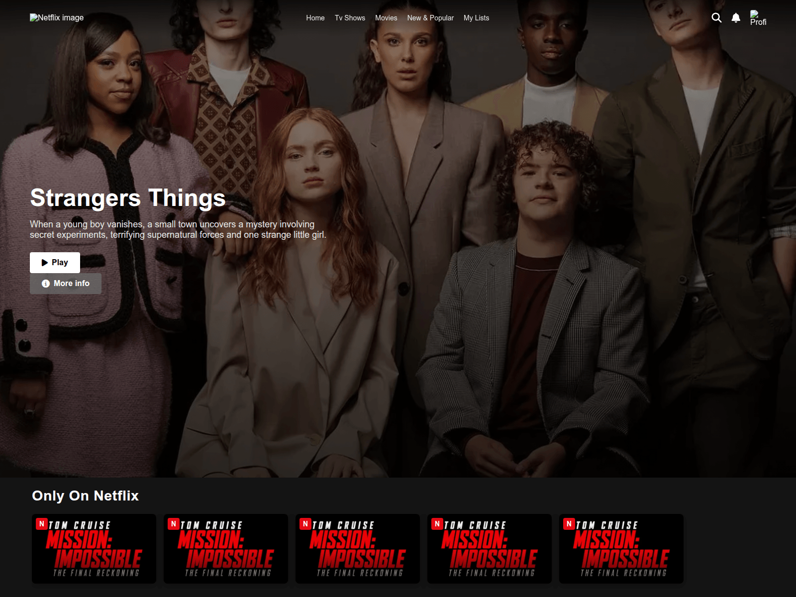 Screenshot of netflix-clone-lilac-eight.vercel.app