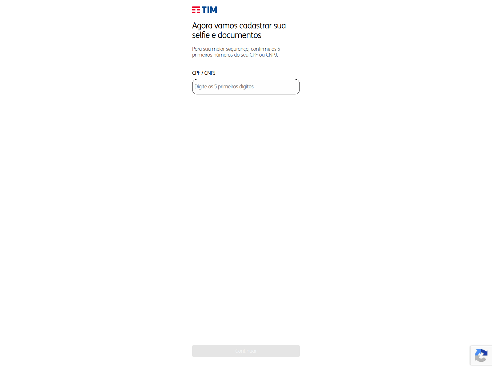 Screenshot of mobile-tim.brflow.com.br