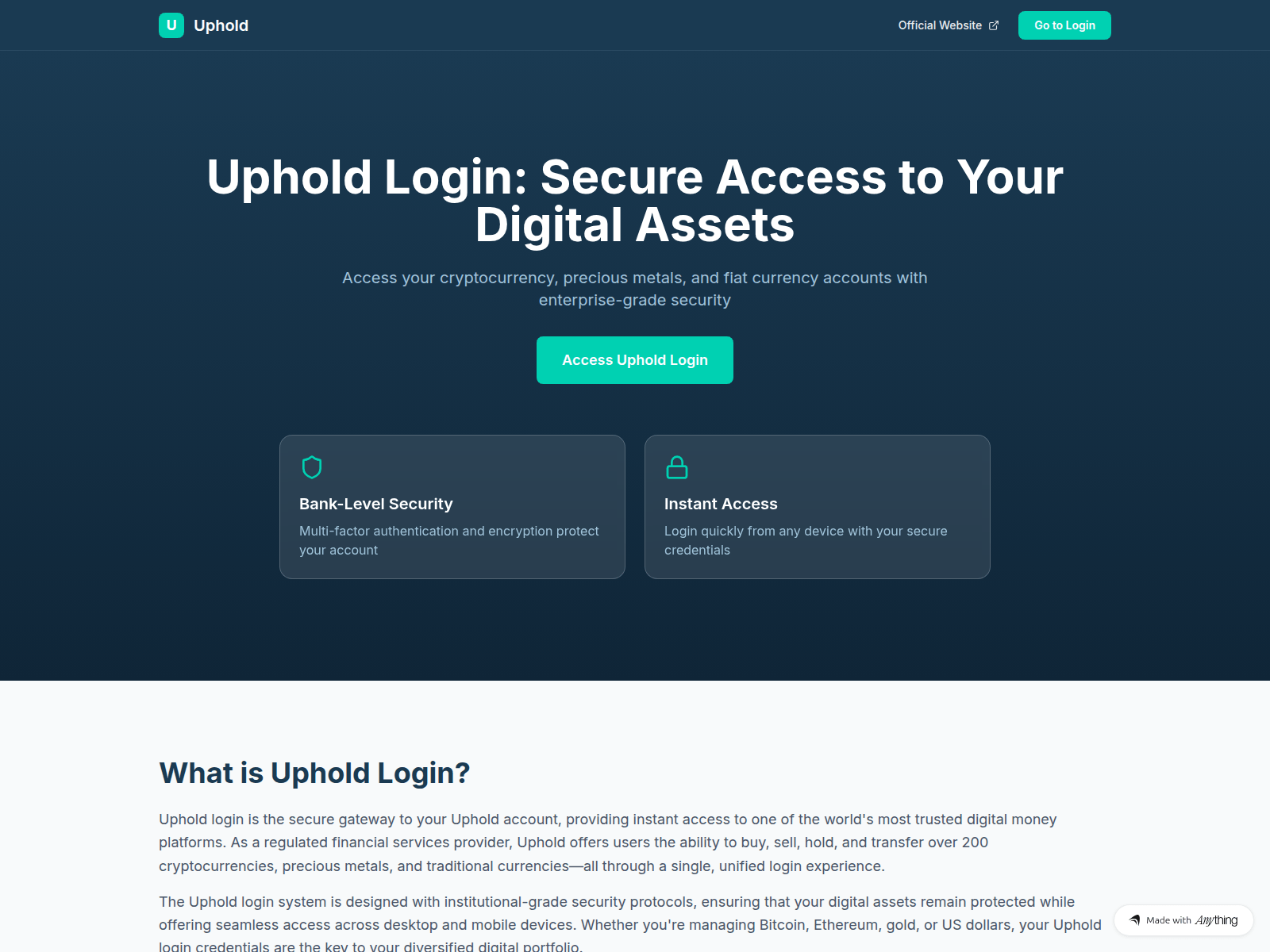 Screenshot of help-upholsd.created.app