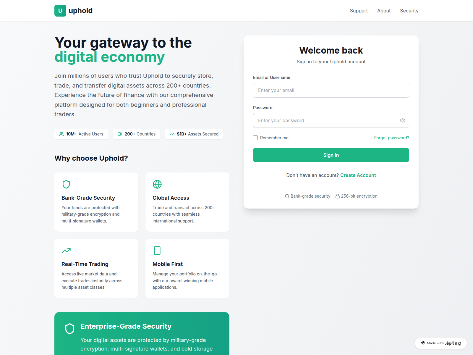Screenshot of en-uphold-login.created.app