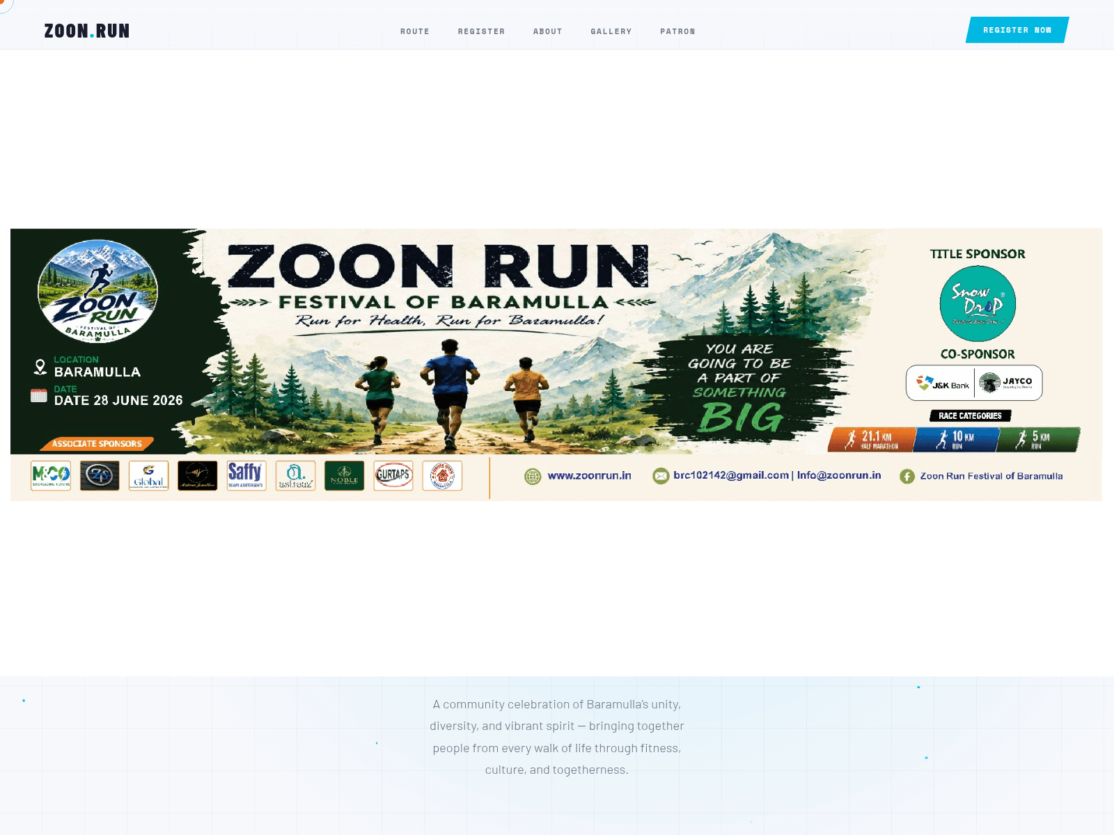Знімок екрана zoonrun.in