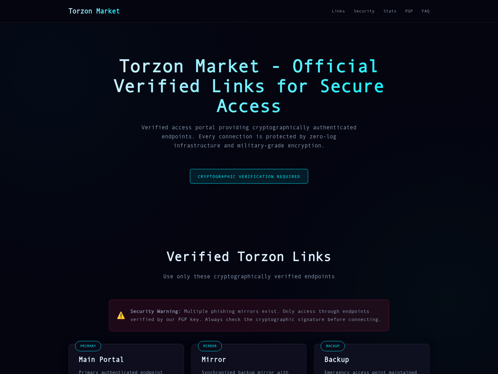 Screenshot von dark-torzon.net