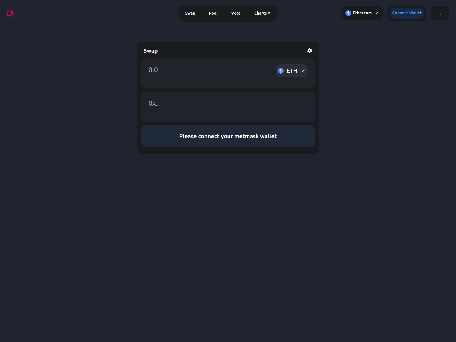 Screenshot von namoswap.vercel.app