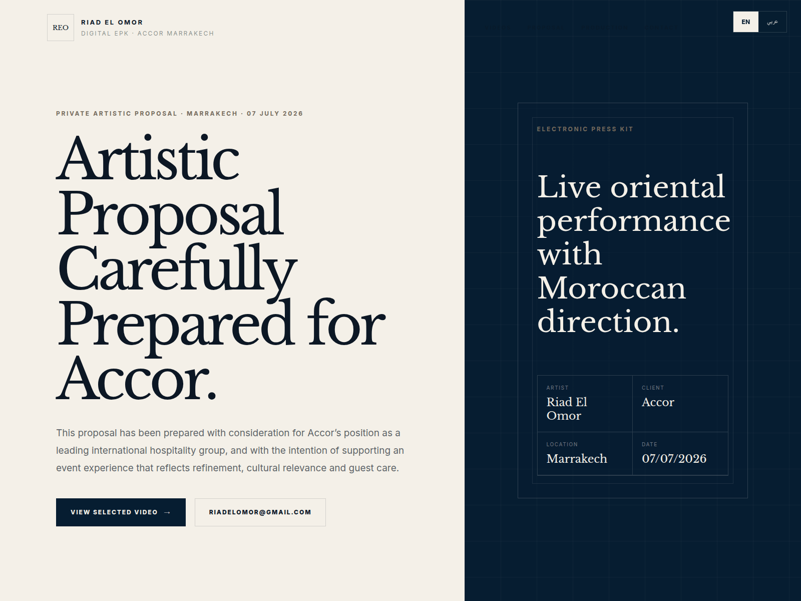 Screenshot von reo-proposal.com