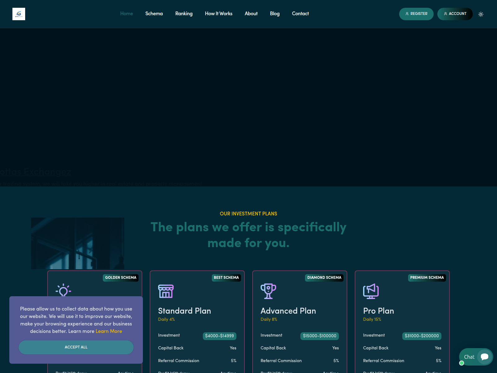 Знімок екрана gottaexchange.org