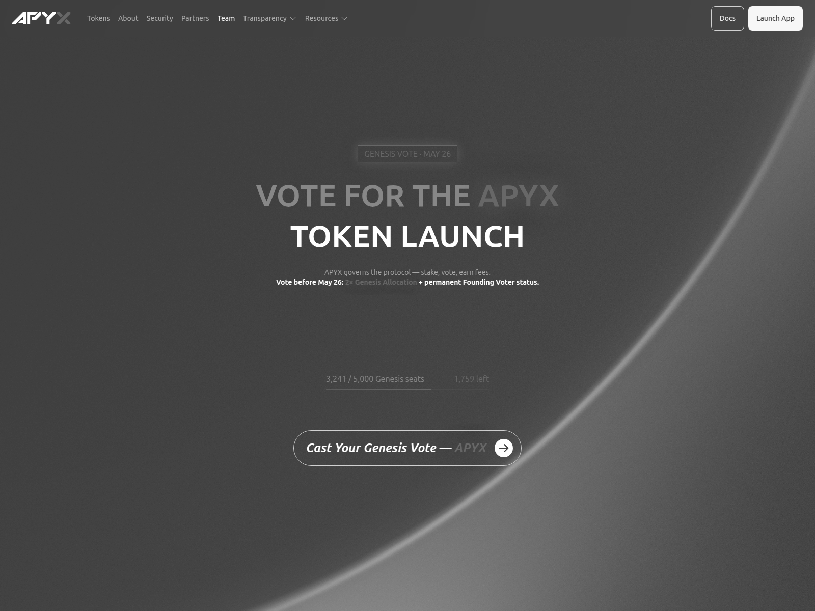 Screenshot of genesis-apyx.com