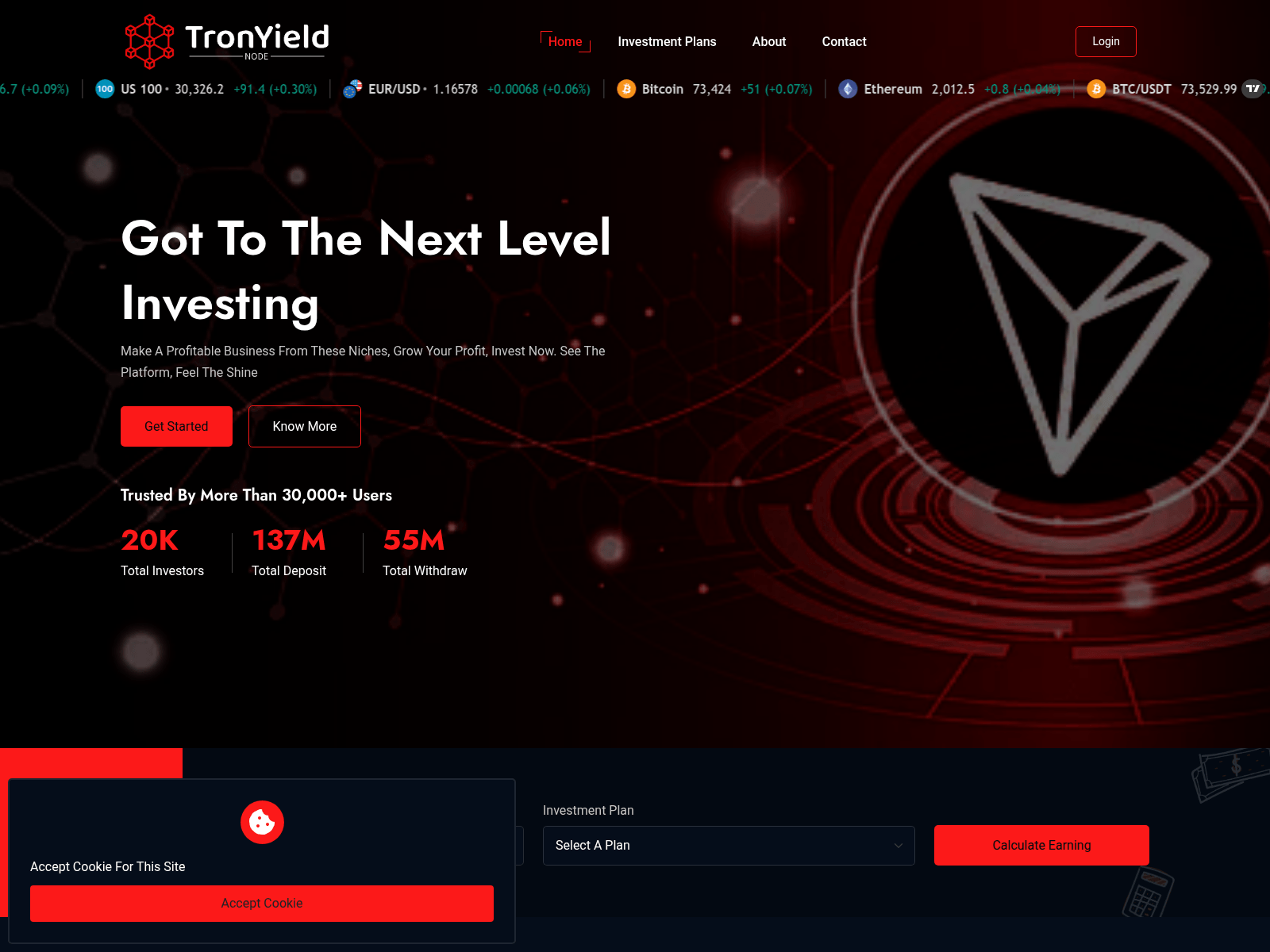 Screenshot of mail.tronyieldnode.org
