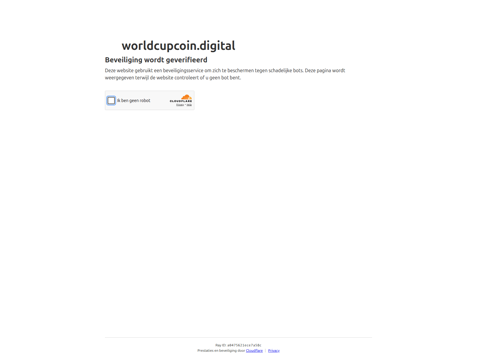 Screenshot of worldcupcoin.digital