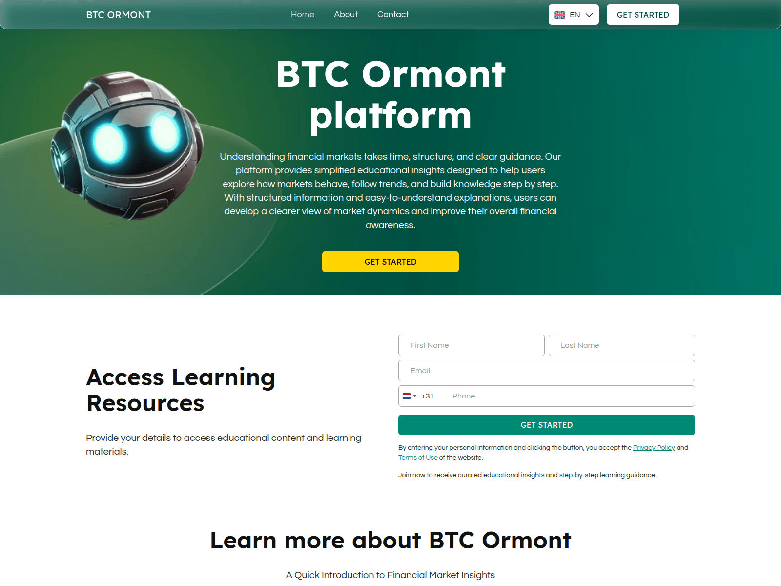 Screenshot of btcormont.live