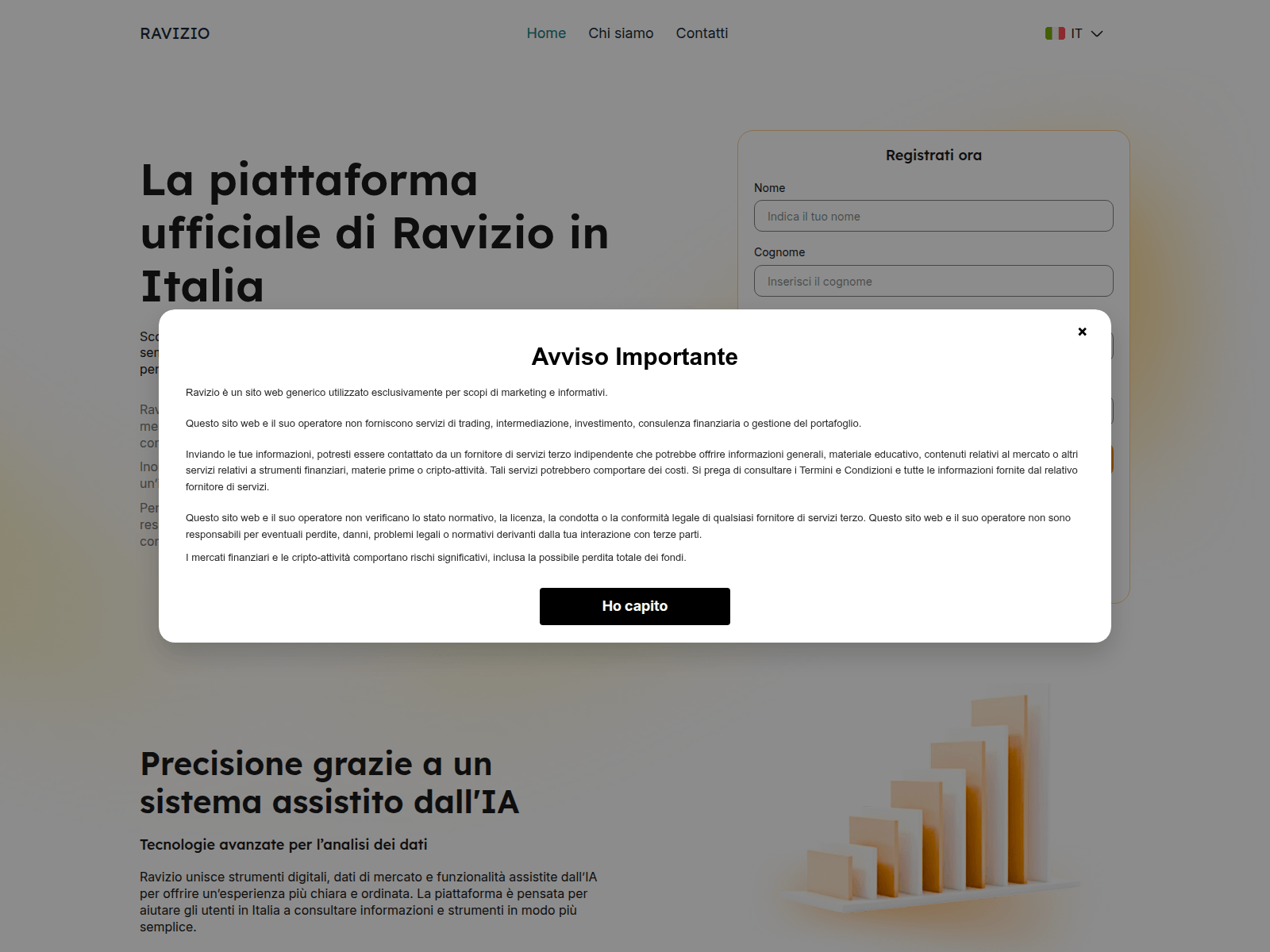 Screenshot of ravizio-it.live