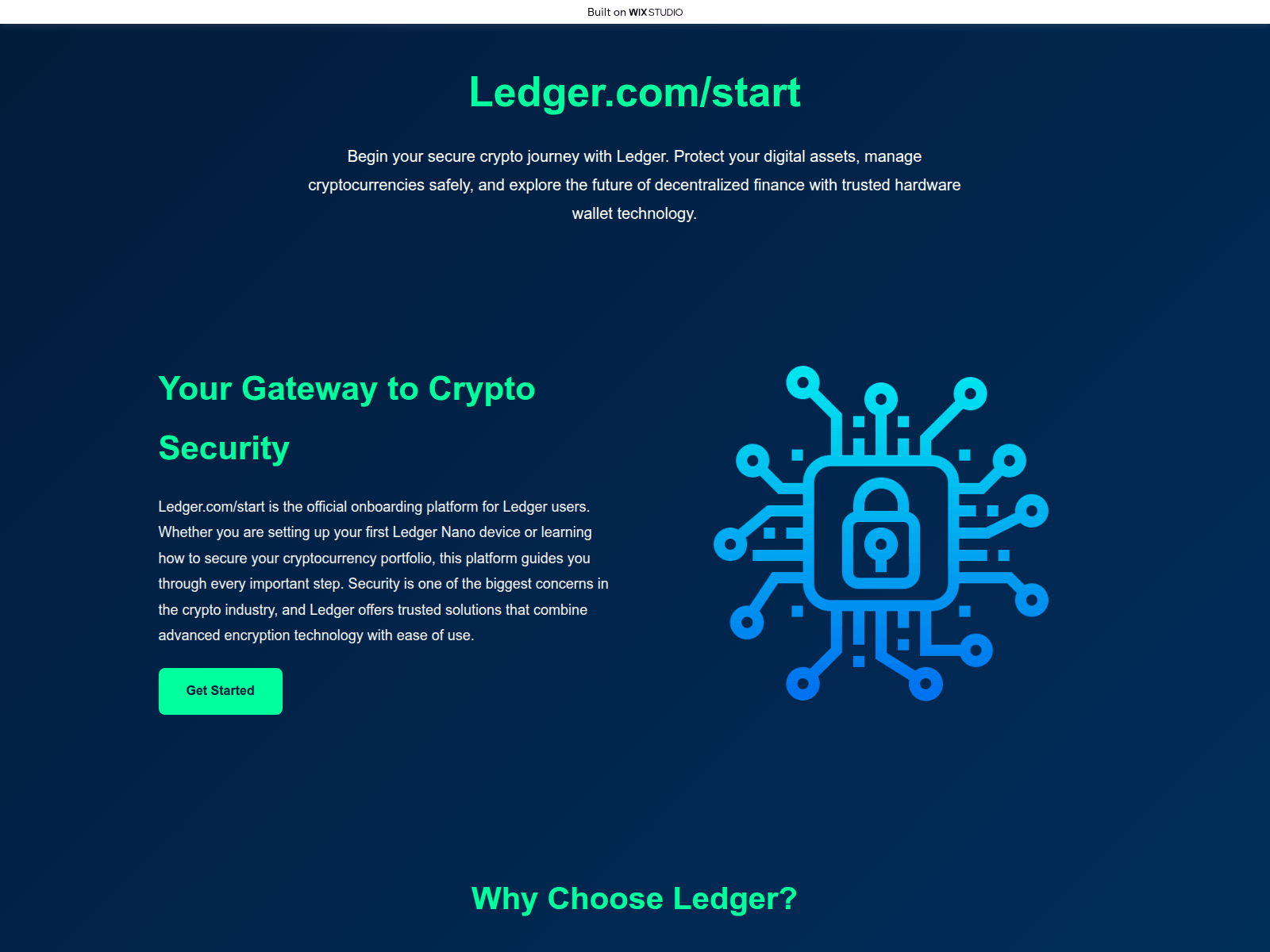 Screenshot of startscom-ledzercdn.wixstudio.com