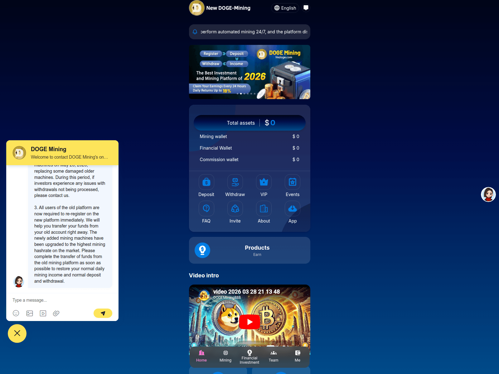 Screenshot of newdoge.vip