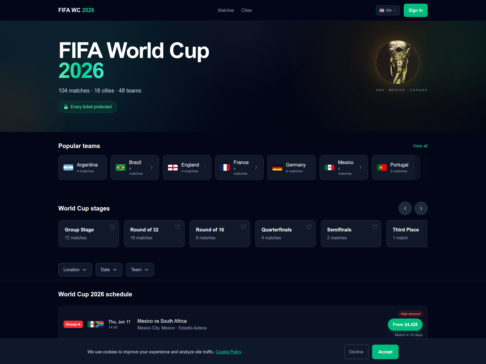 的截图 fifaworldcupfinal2026.com