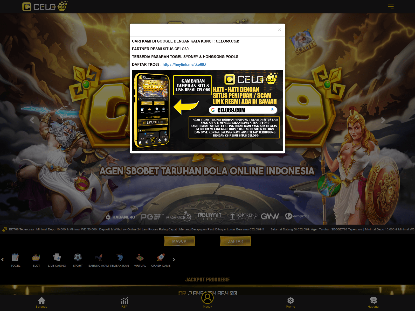Screenshot of celo69fix.sbs
