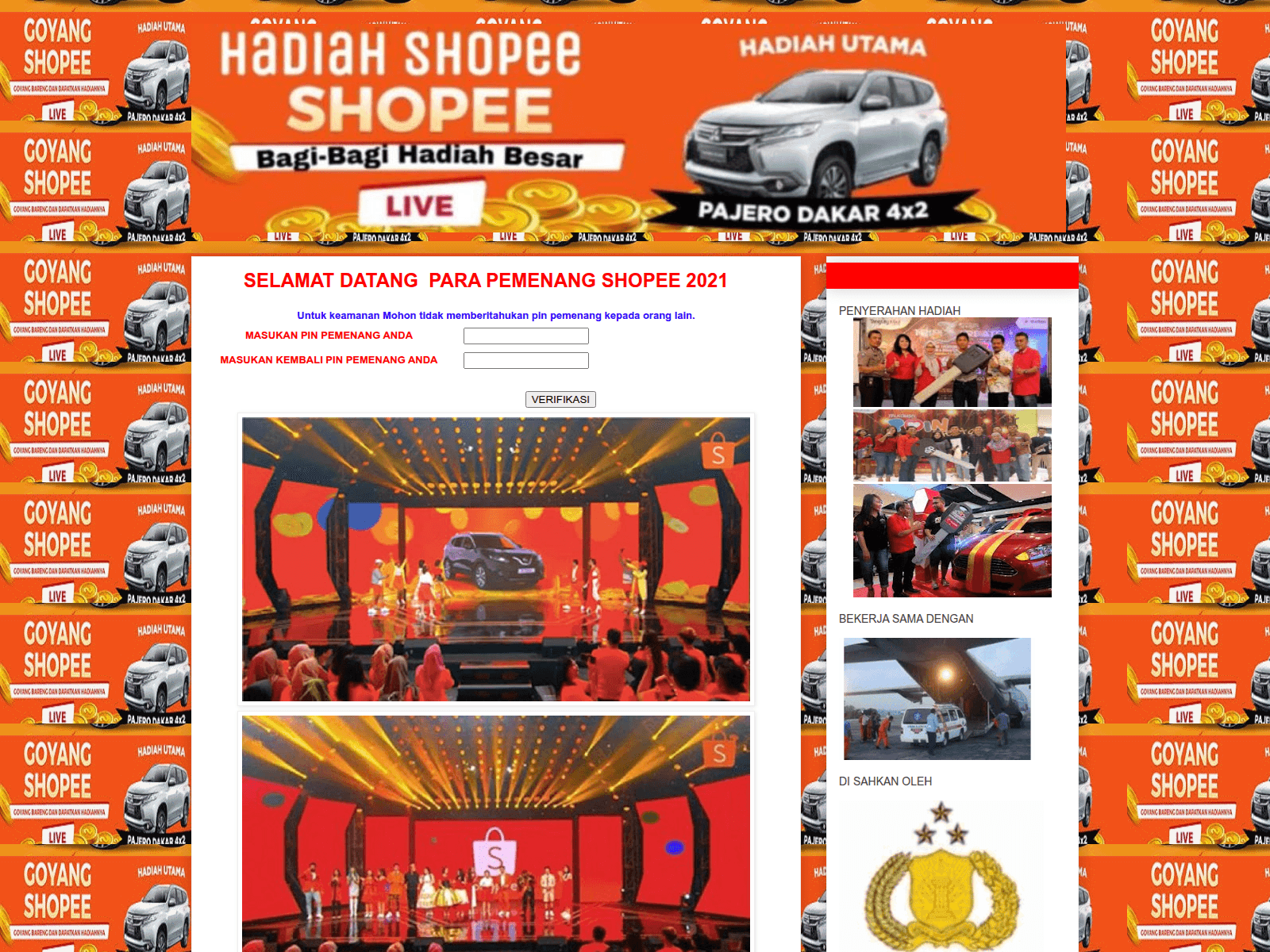 Screenshot of undian-ramadhan-shopee.blogspot.com