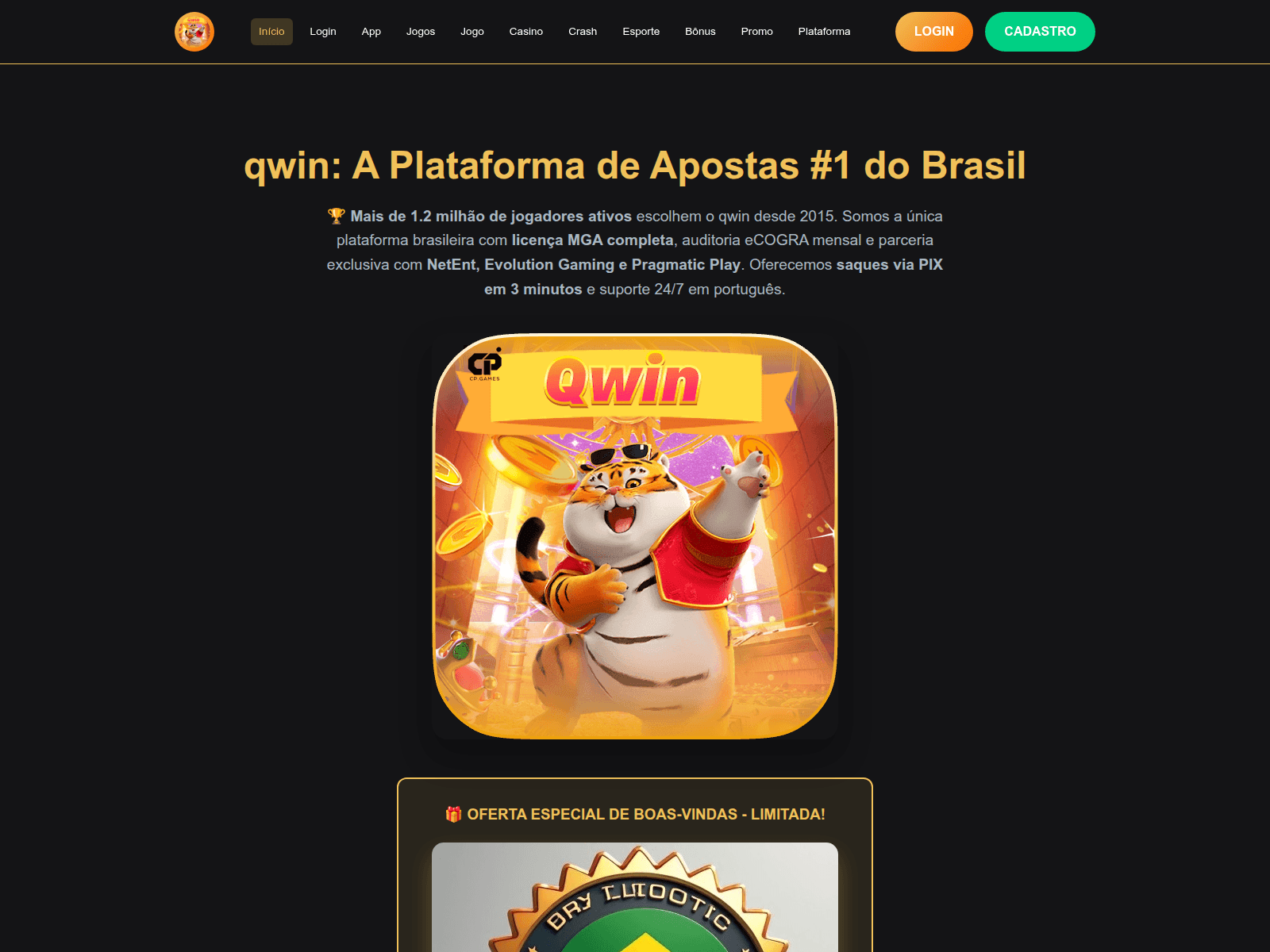 Screenshot of qwinbet.com.br