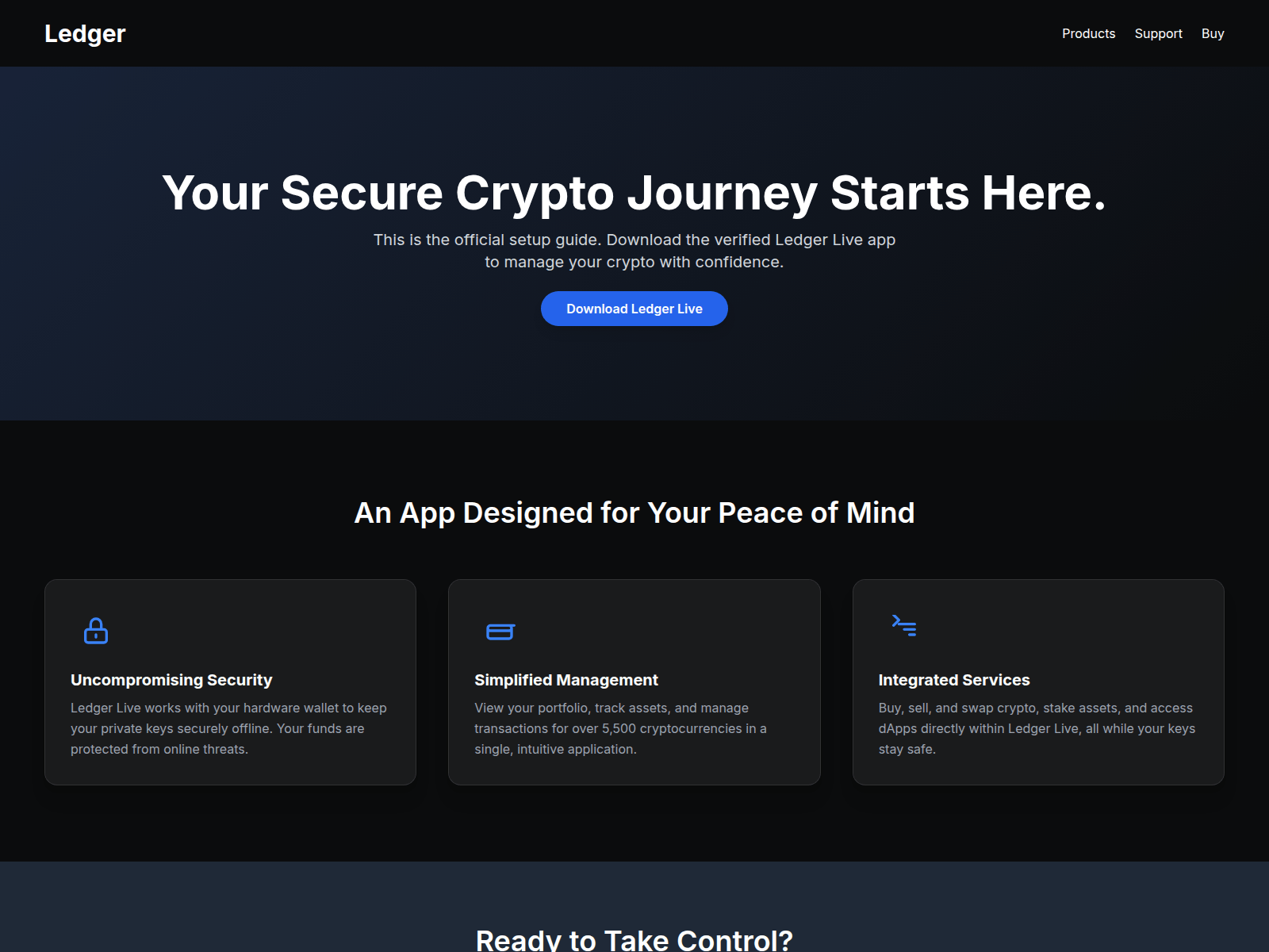 Знімок екрана lledger-com-start.pages.dev
