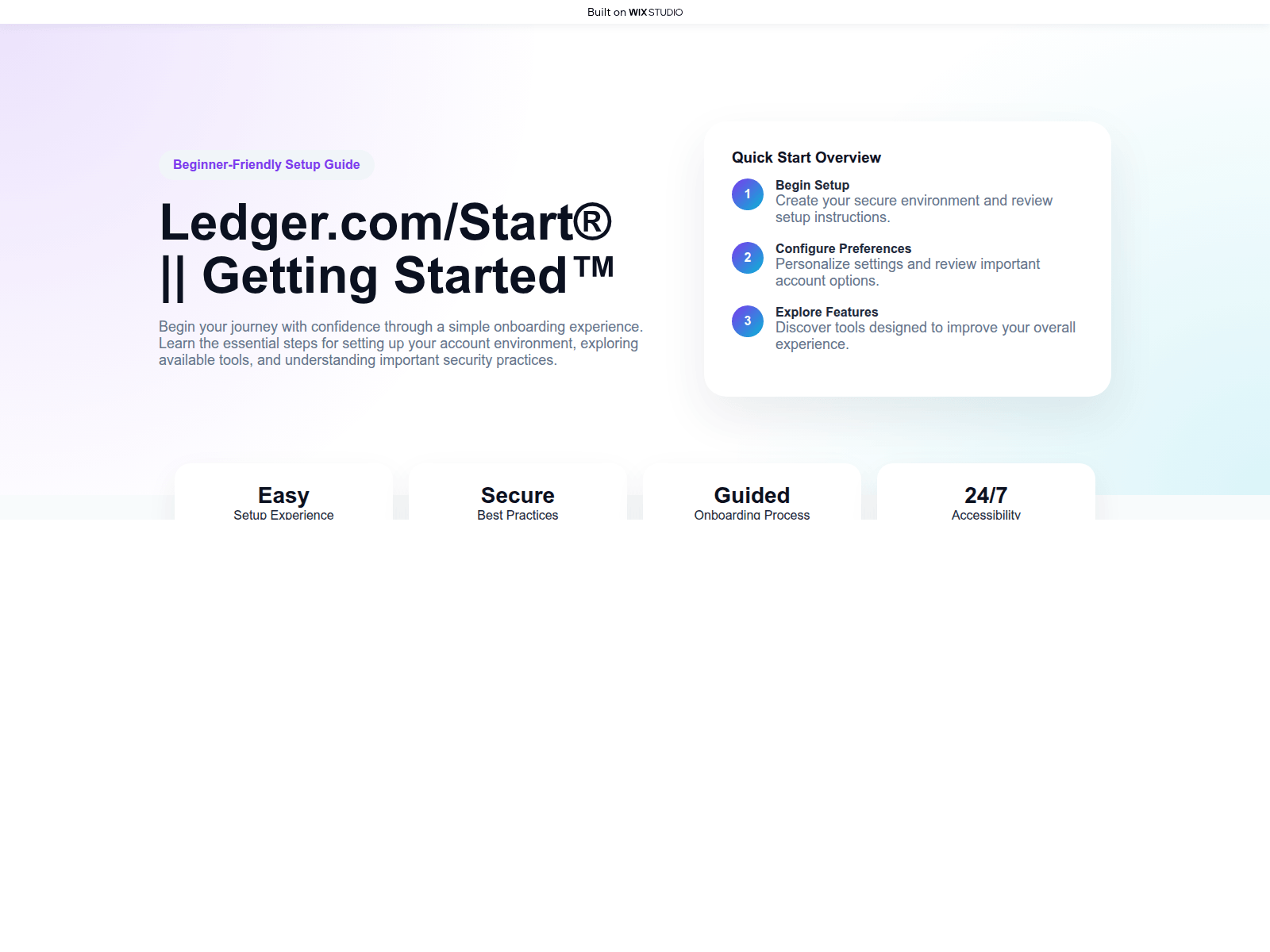 Screenshot von ssostrted-ledzarcdn.wixstudio.com