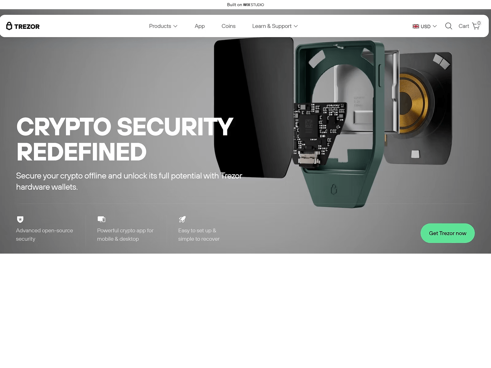 Screenshot von appstart-trzot.wixstudio.com