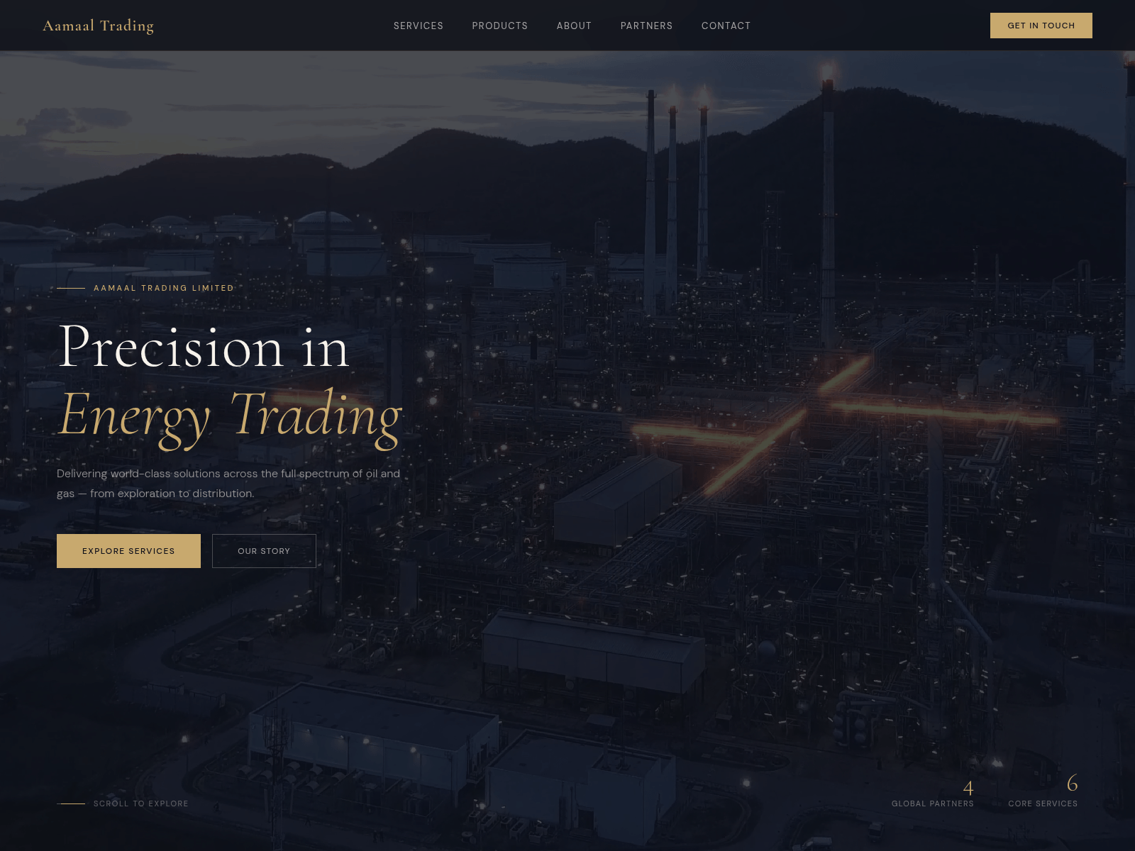 Screenshot of aamaaltrade.com