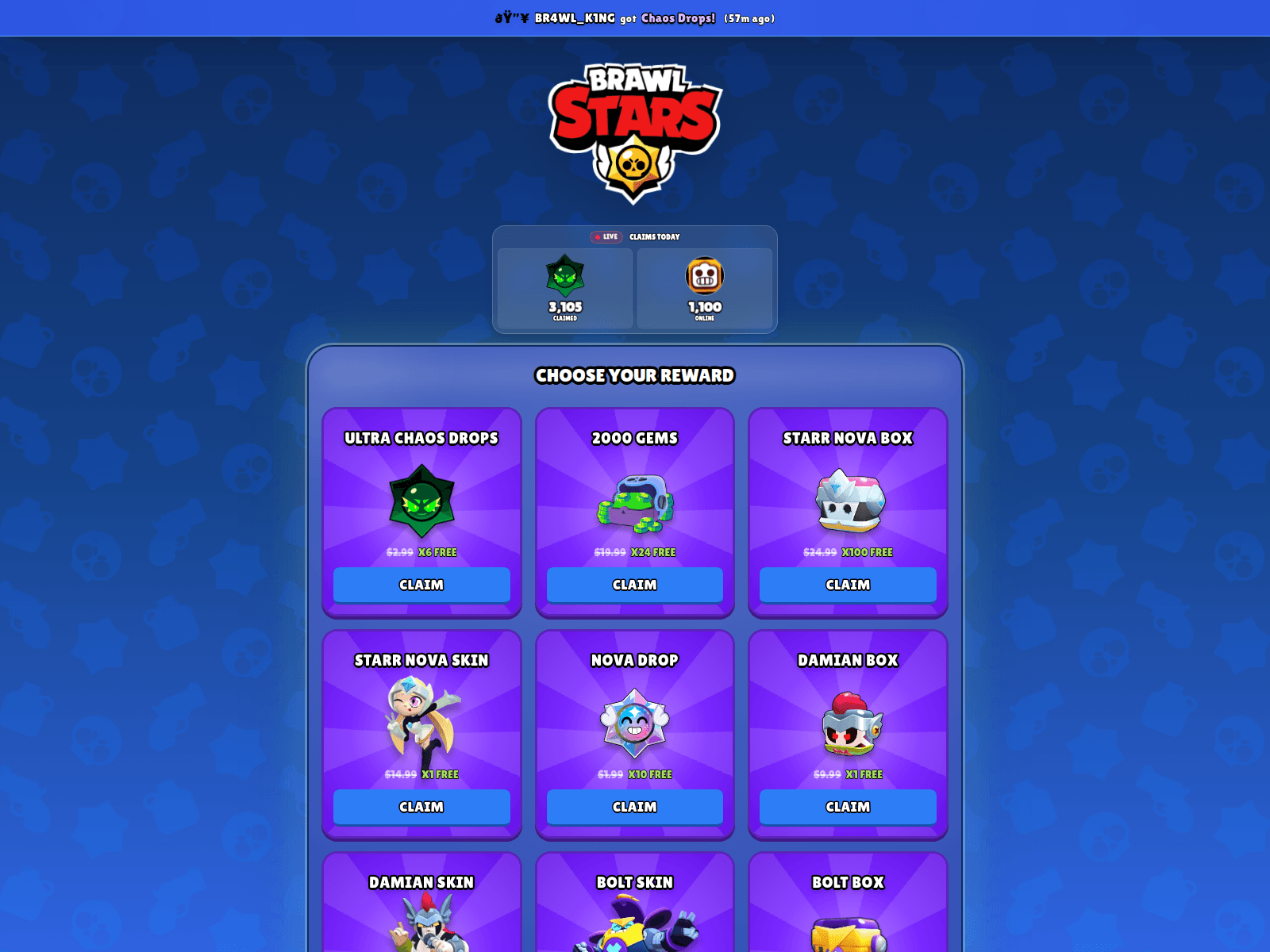 Screenshot of brawlgemz.pages.dev
