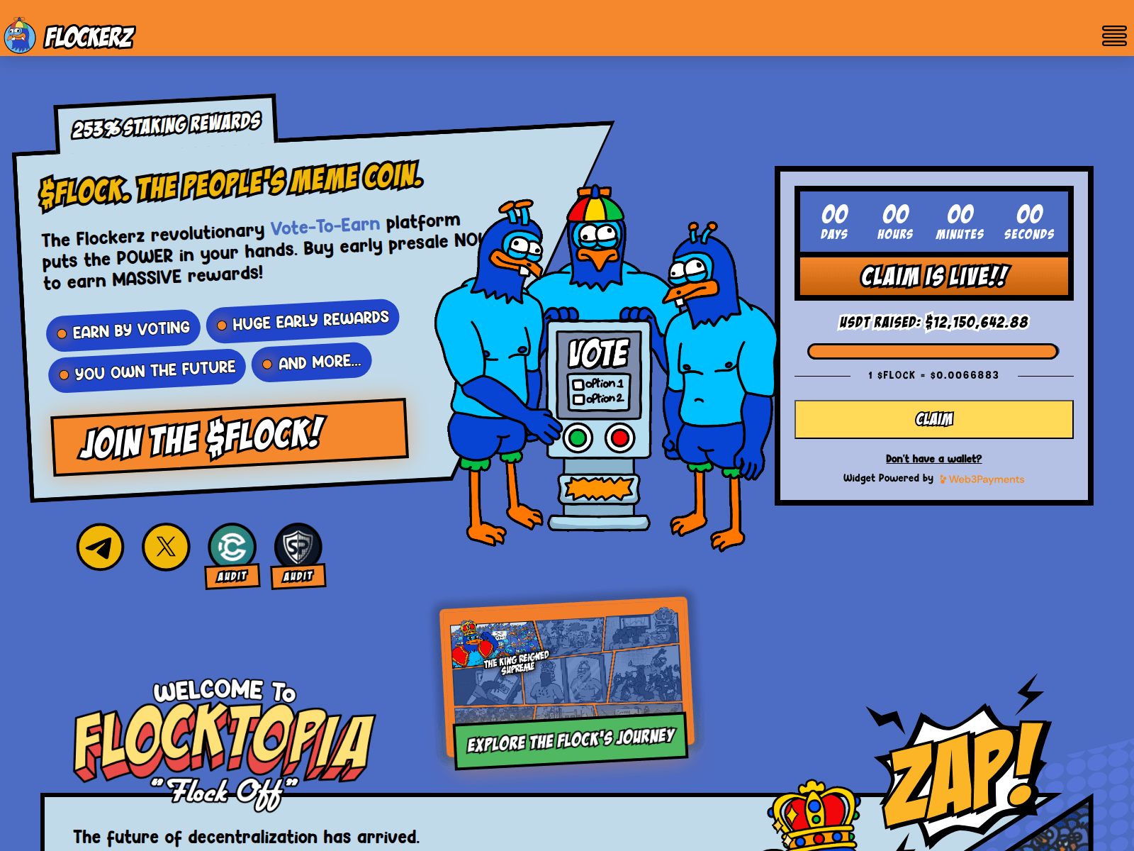 [Ekran görüntüsü] flockerzclaiming.pages.dev