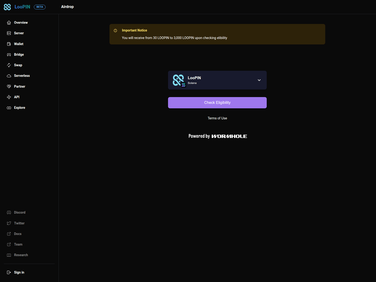 Screenshot of loopin.pages.dev