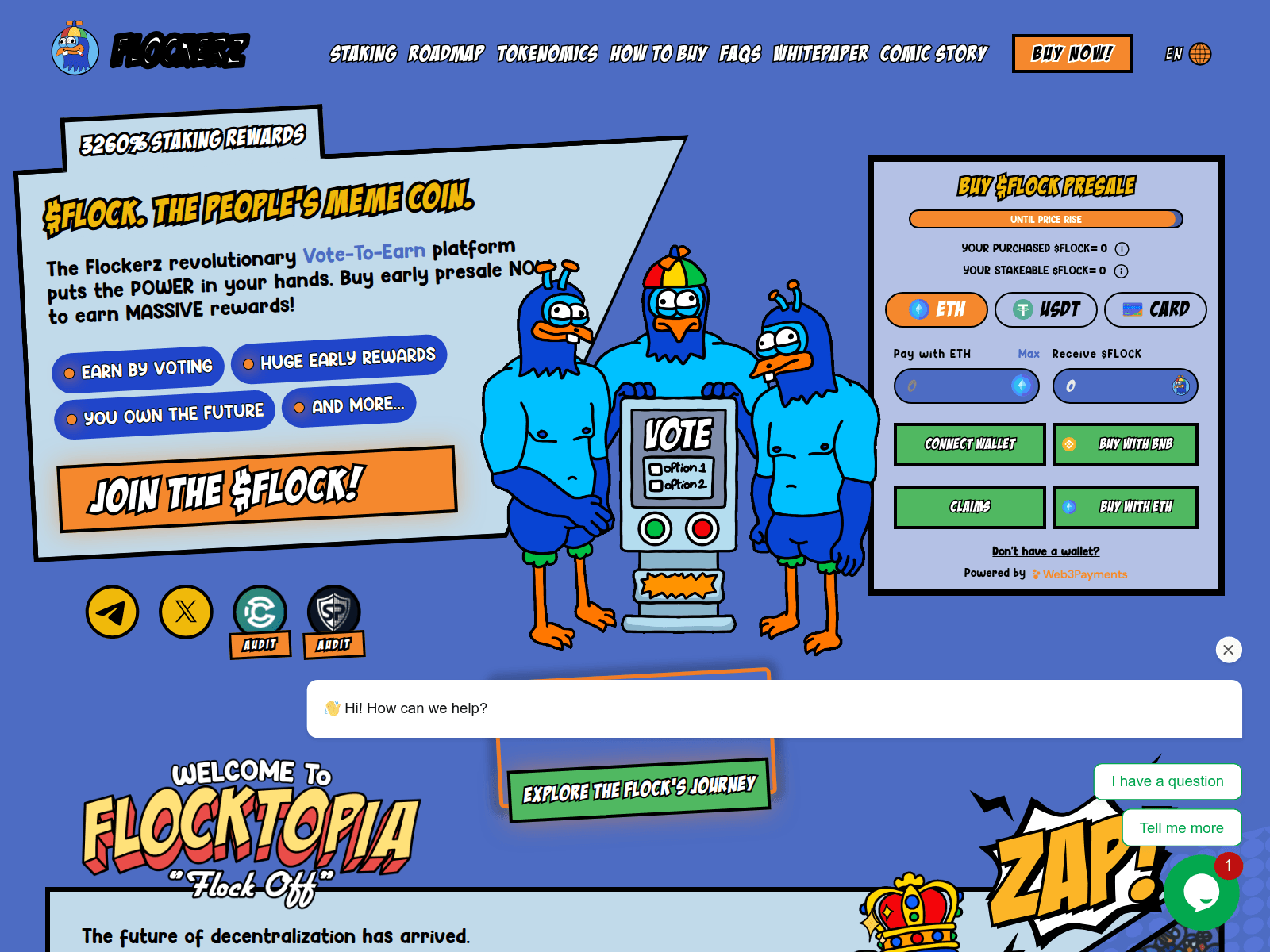 Screenshot di flockerz-livesale.pages.dev