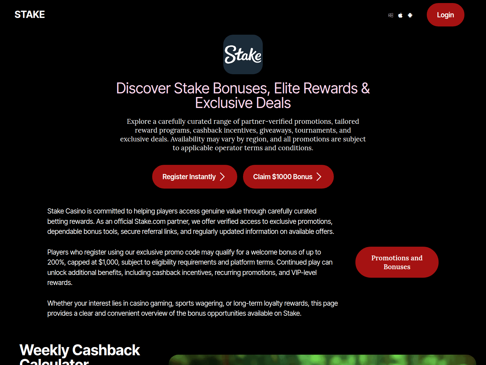 Знімок екрана eng-stakecasino.com